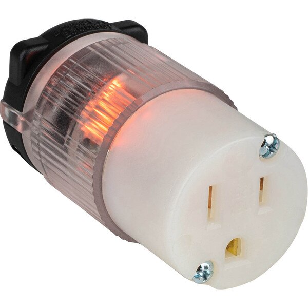 Main product image for 3-Prong AC Socket with Built-In Light110-304